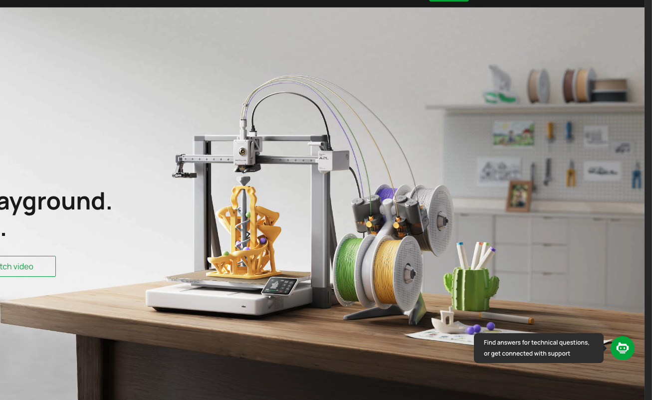 Bambu Lab A2L 3D Printer