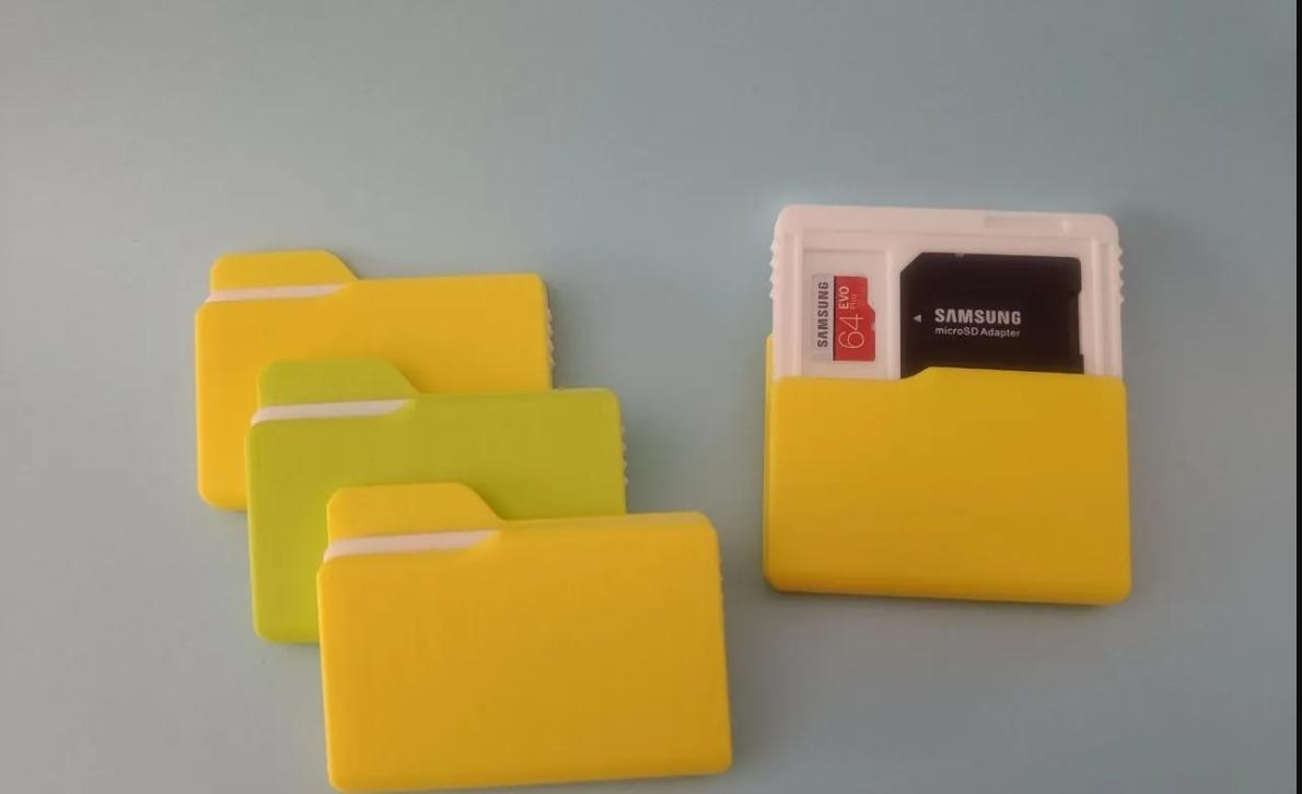 Folder SD - microSD Box Mini โมเดลกล่องเก็บการ์ด SD/microSD