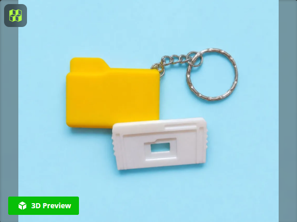 Folder SD microSD Box แบบพวงกุญแจ